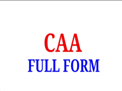 CAA Full Form in Hindi and English