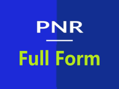 Do You Know about What is PNR Ka Full Form?